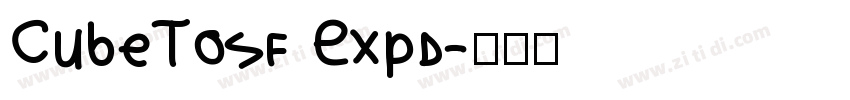 CubeTosf Expd字体转换